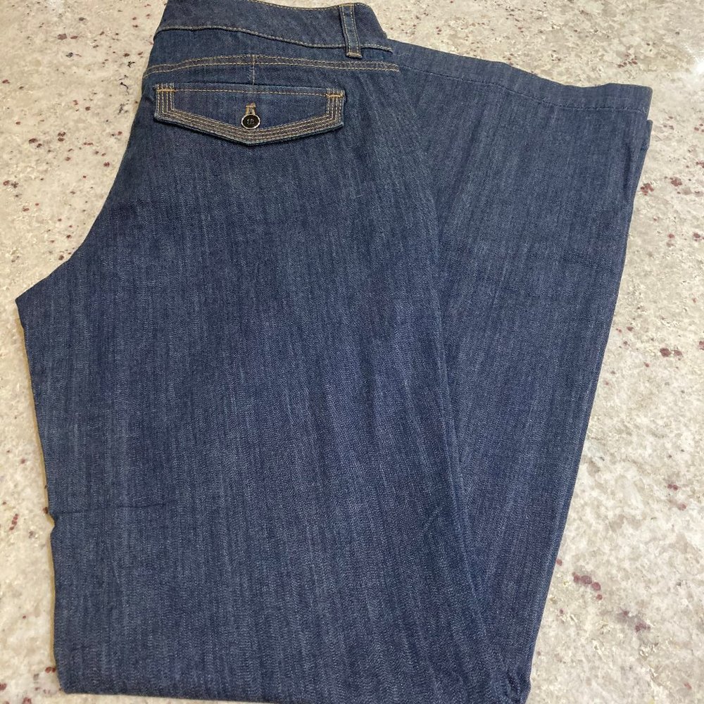 White House Black Market Trouser Leg Jeans